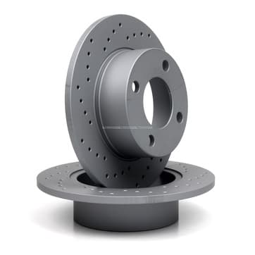 Bromsskiva, Bakaxel — Bakaxel från Autofrance