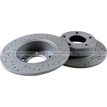 Bromsskiva, Bakaxel — Bakaxel från Autofrance