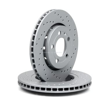 Bromsskiva, Bakaxel — Bakaxel från Autofrance