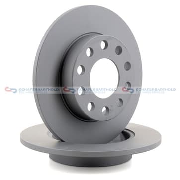 Bromsskiva, Bakaxel — Bakaxel från Autofrance