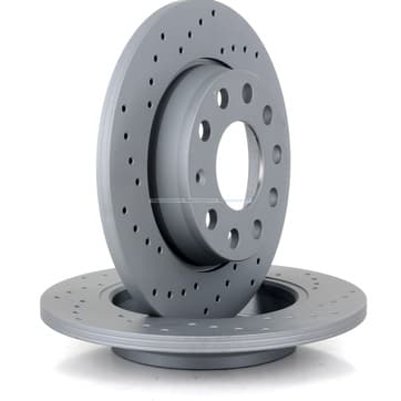 Bromsskiva, Bakaxel — Bakaxel från Autofrance