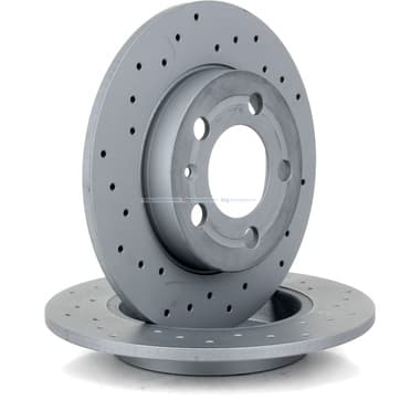 Bromsskiva, Bakaxel — Bakaxel från Autofrance