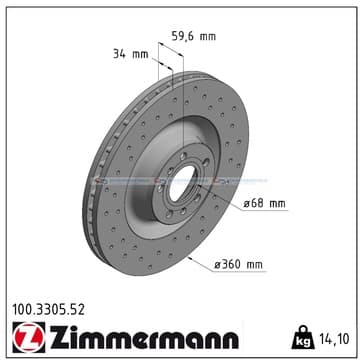 Bromsskiva, Framaxel — Framaxel från Autofrance