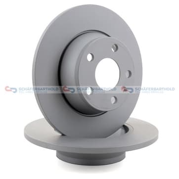 Bromsskiva, Bakaxel — Bakaxel från Autofrance