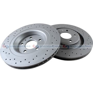 Bromsskiva, Bakaxel — Bakaxel från Autofrance