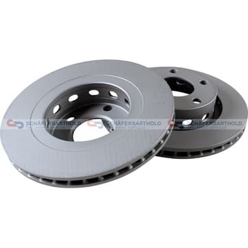 Bromsskiva, Bakaxel — Bakaxel från Autofrance