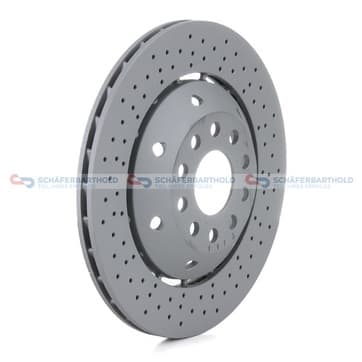 Bromsskiva, Bakaxel vänster — Bakaxel vänster från Autofrance