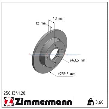 Bromsskiva, Framaxel — Framaxel från Autofrance