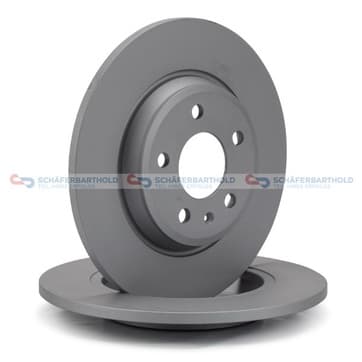 Bromsskiva, Bakaxel — Bakaxel från Autofrance