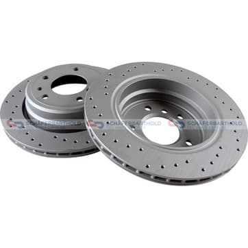 Bromsskiva, Bakaxel — Bakaxel från Autofrance