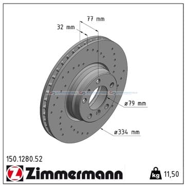 Bromsskiva, Framaxel — Framaxel från Autofrance