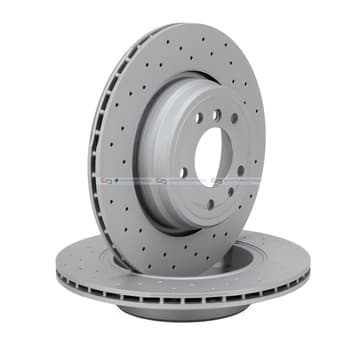 Bromsskiva, Bakaxel — Bakaxel från Autofrance