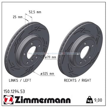 Bromsskiva, Framaxel — Framaxel från Autofrance