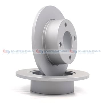 Bromsskiva, Bakaxel — Bakaxel från Autofrance