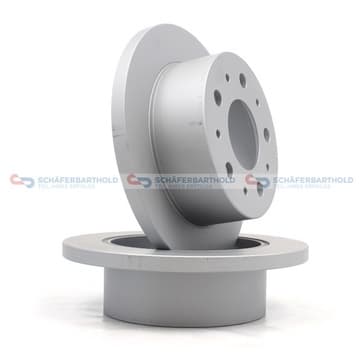 Bromsskiva, Bakaxel — Bakaxel från Autofrance