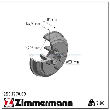 Bromstrumma Ø-243mm från Autofrance