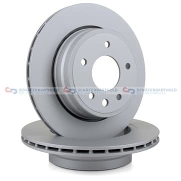 Bromsskiva, Bakaxel — Bakaxel från Autofrance