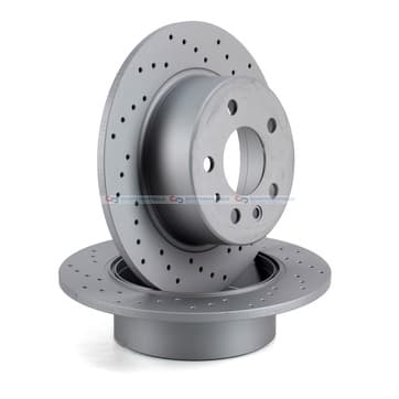 Bromsskiva, Bakaxel — Bakaxel från Autofrance