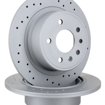 Bromsskiva, Bakaxel — Bakaxel från Autofrance