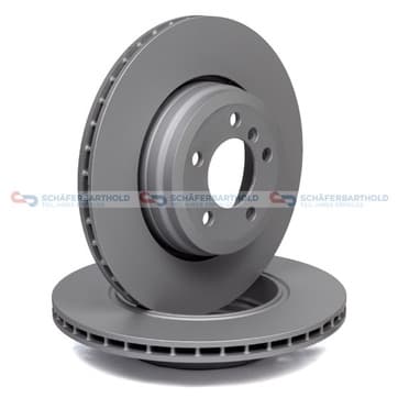 Bromsskiva, Bakaxel — Bakaxel från Autofrance