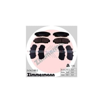 Bromsbeläggssats, Framaxel — Framaxel från Autofrance