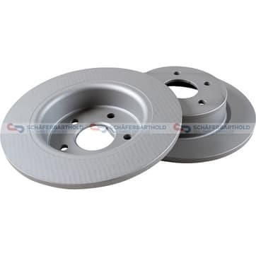 Bromsskiva, Bakaxel — Bakaxel från Autofrance