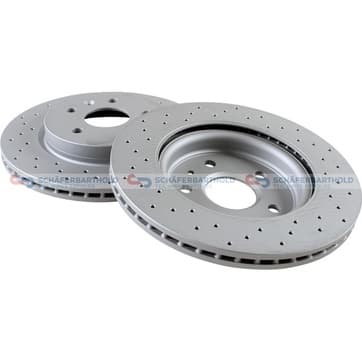 Bromsskiva, Bakaxel — Bakaxel från Autofrance