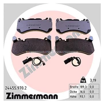 Bromsbeläggssats, Framaxel — Framaxel från Autofrance