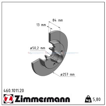 Bromsskiva, Framaxel — Framaxel från Autofrance