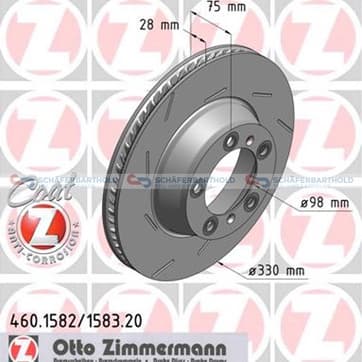 Bromsskiva, Bakaxel vänster — Bakaxel vänster från Autofrance