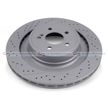 Bromsskiva, Bakaxel — Bakaxel från Autofrance