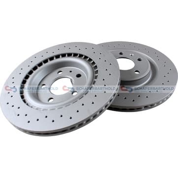 Bromsskiva, Bakaxel — Bakaxel från Autofrance