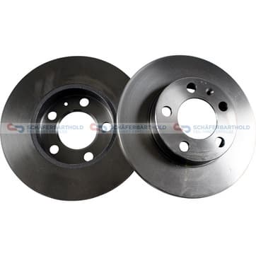 Bromsskiva, Bakaxel — Bakaxel från Autofrance