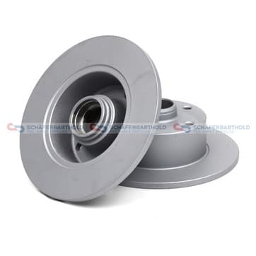 Bromsskiva, Bakaxel — Bakaxel från Autofrance