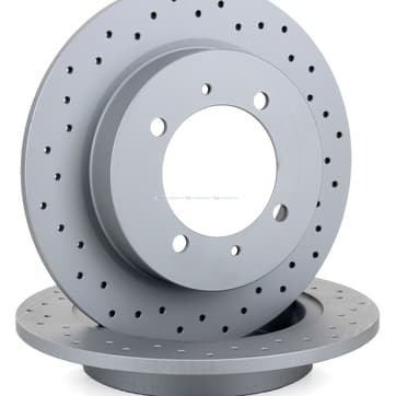 Bromsskiva, Bakaxel — Bakaxel från Autofrance