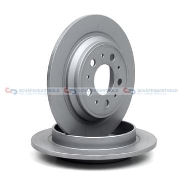 Bromsskiva, Bakaxel — Bakaxel från Autofrance