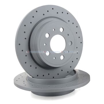 Bromsskiva, Bakaxel — Bakaxel från Autofrance