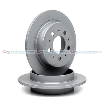 Bromsskiva, Bakaxel — Bakaxel från Autofrance