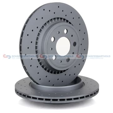 Bromsskiva, Bakaxel — Bakaxel från Autofrance