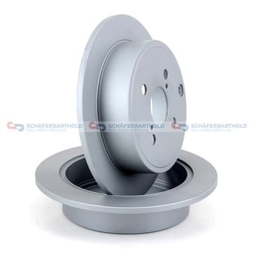 Bromsskiva, Bakaxel — Bakaxel från Autofrance