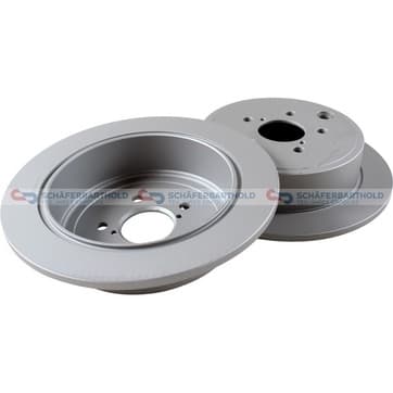 Bromsskiva, Bakaxel — Bakaxel från Autofrance