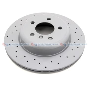 Bromsskiva, Bakaxel — Bakaxel från Autofrance