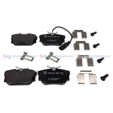 Bromsbeläggssats, Bakaxel — Bakaxel från Autofrance