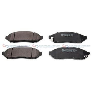 Bromsbeläggssats, Framaxel — Framaxel från Autofrance