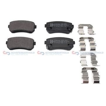 Bromsbeläggssats, Bakaxel — Bakaxel från Autofrance