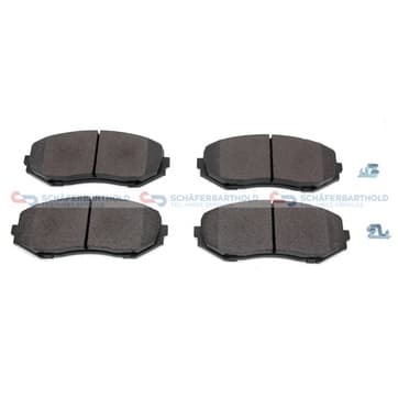 Bromsbeläggssats, Framaxel — Framaxel från Autofrance