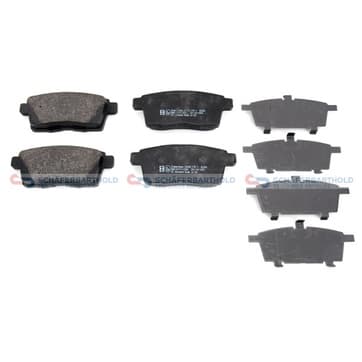 Bromsbeläggssats, Bakaxel — Bakaxel från Autofrance