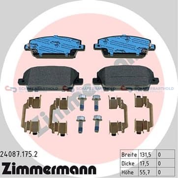 Bromsbeläggssats, Framaxel — Framaxel från Autofrance