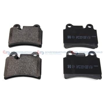 Bromsbeläggssats, Bakaxel — Bakaxel från Autofrance