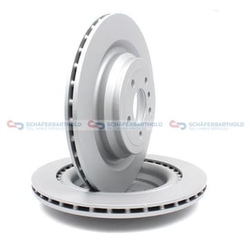 Bromsskiva, Bakaxel — Bakaxel från Autofrance